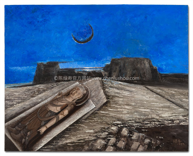 陈绿寿油画作品-不含尘土