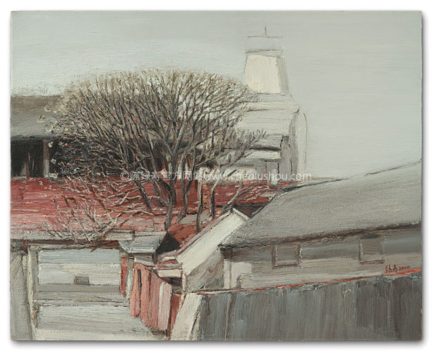 陈绿寿油画作品-清凉晚风
