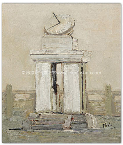 陈绿寿油画作品-日冕