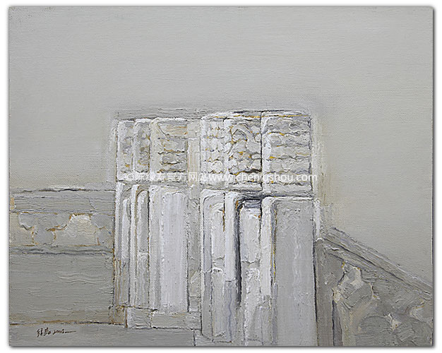 陈绿寿油画作品-守望